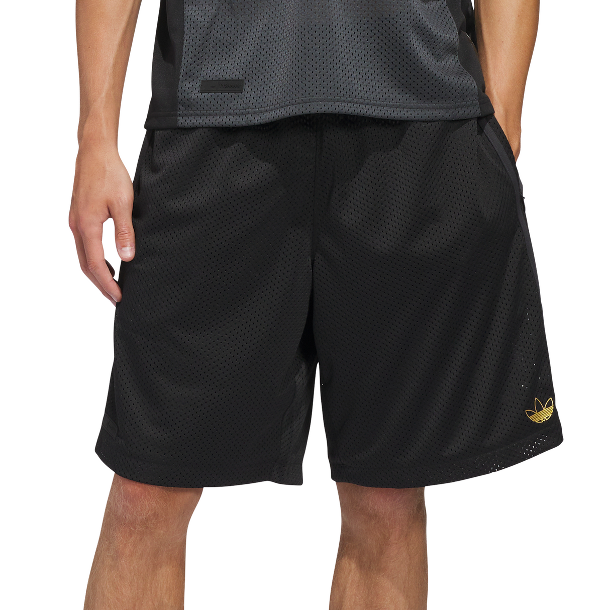 Adidas Skateboarding Tyshawn Black/Matte Gold/Carbon Basketball Shorts