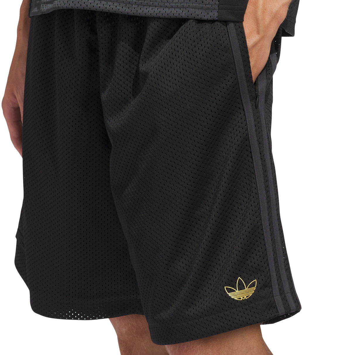 Adidas Skateboarding Tyshawn Black/Matte Gold/Carbon Basketball Shorts