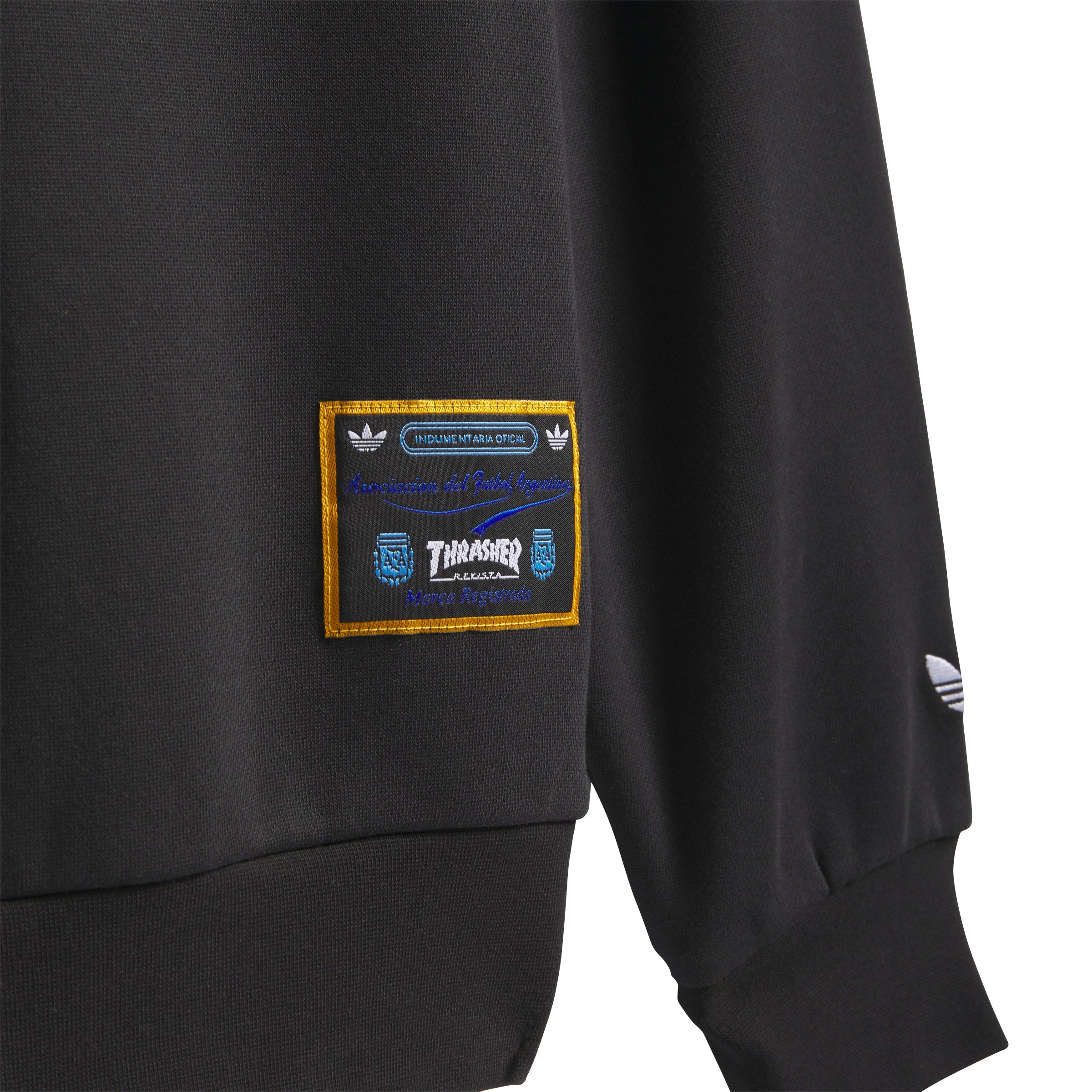 Adidas Skateboarding x Thrasher x AFA Gonz Black Crewneck