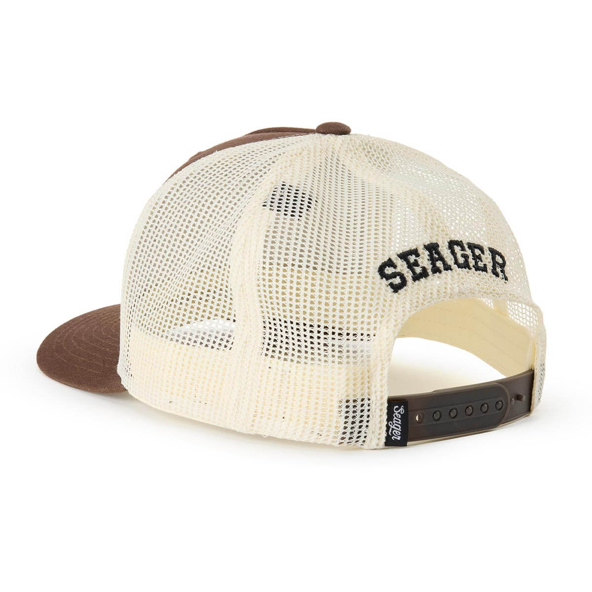 Seager Keep It Country Trucker Brown/Cream Snapback Hat