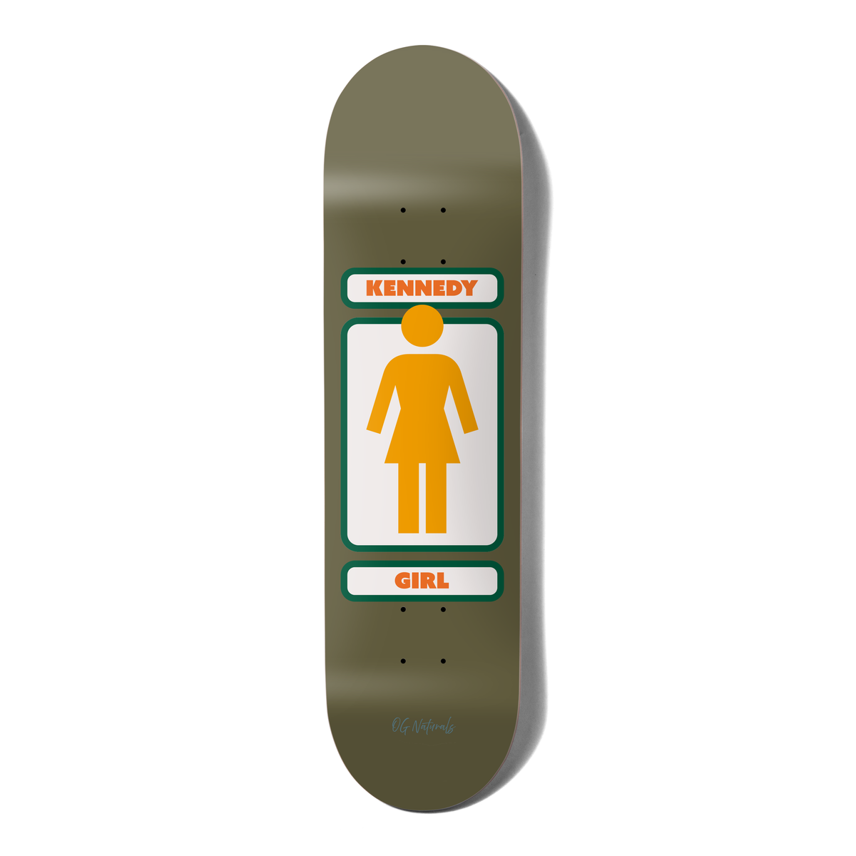 Girl Kennedy 93 Til Naturals 8.25" Twin Tail Skateboard Deck