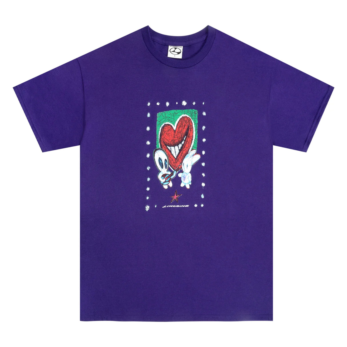 Limosine Heart Throb Tee Purple S/s Shirt