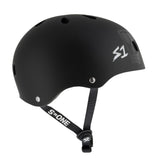 S1 Lifer Black Matte Vato Skull Lance Mountain Helmet