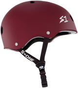 S1 Lifer Maroon Matte Helmet