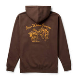 Seager Los Rios Brown Hooded Sweatshirt