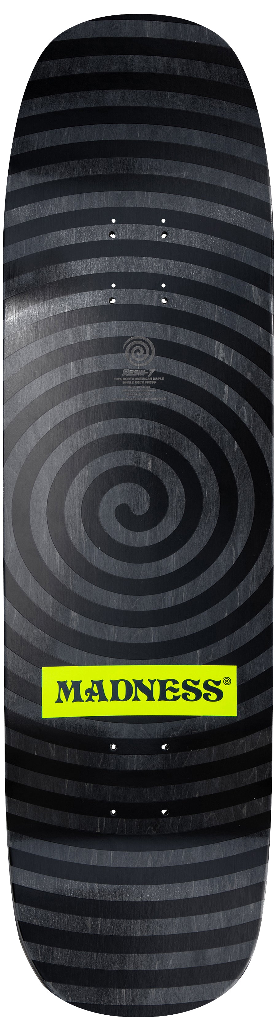 Madness Long Haul R7 White 8.75" Skateboard Deck