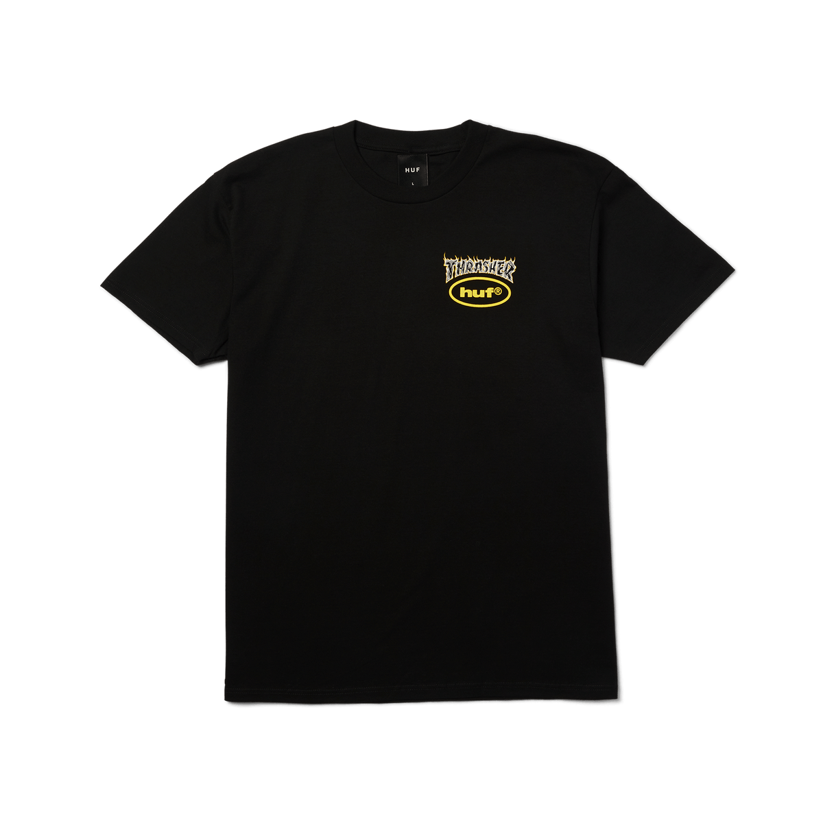Huf X Thrasher Meltdown Black S/s Shirt