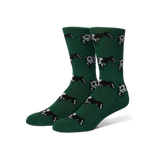 HUF Moo Green Crew Sock