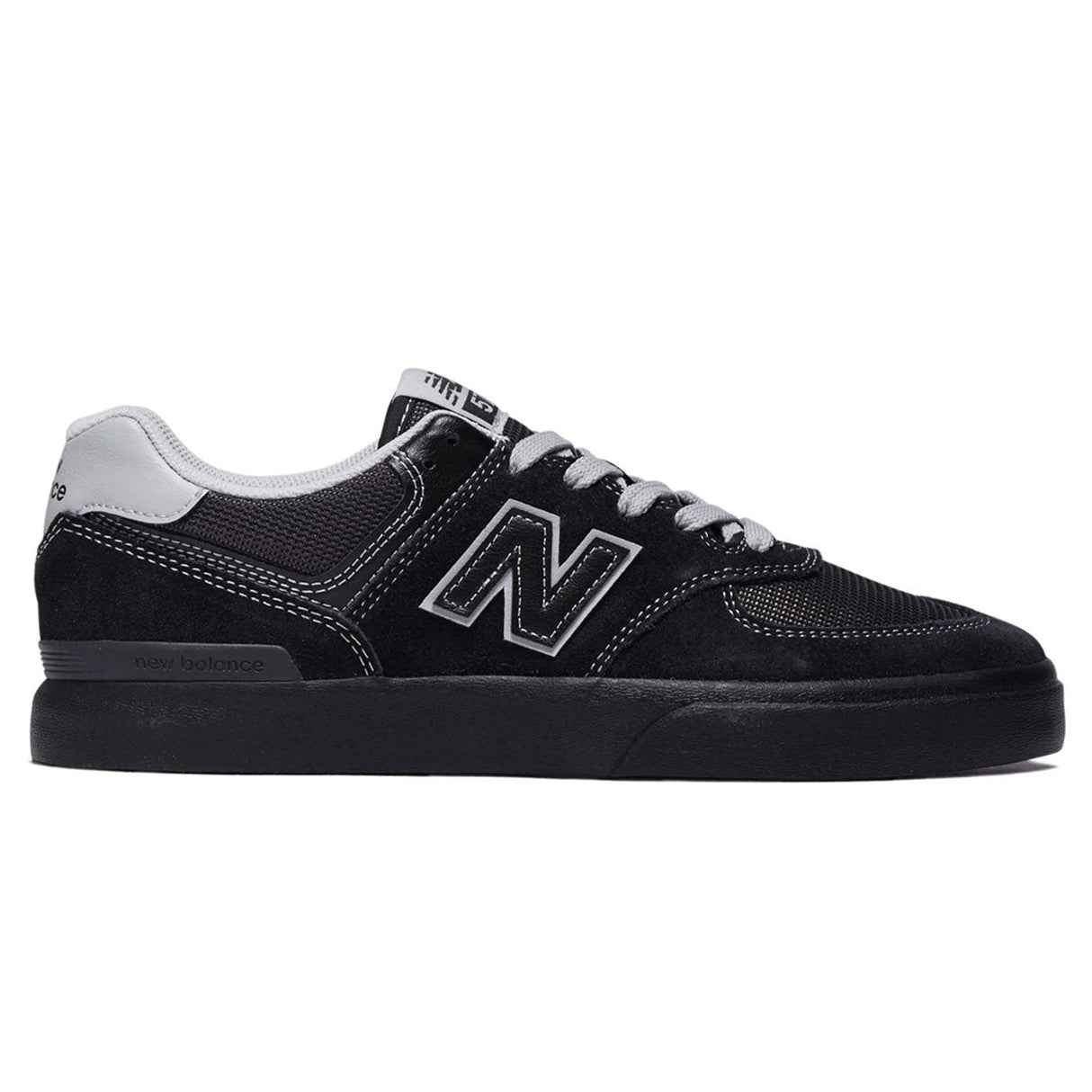 New Balance Numeric 574 Black Grey Shoes (NM574VBB)