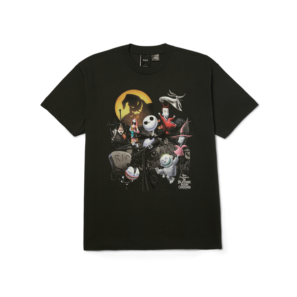 Huf X Nightmare Vintage Black S/s Shirt