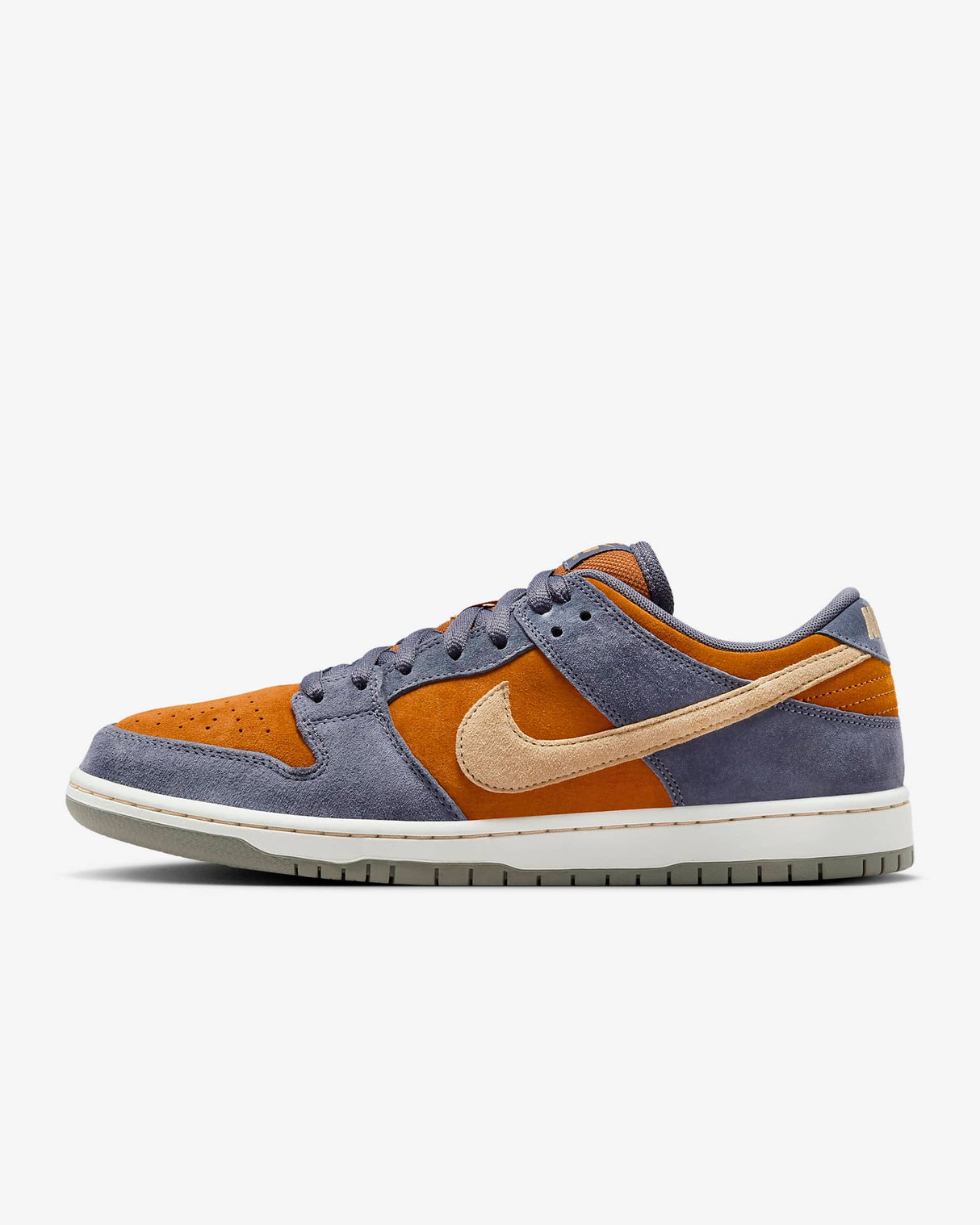 Nike SB Dunk Low Light Carbon/Sesame Monarch/Summit White Shoes *