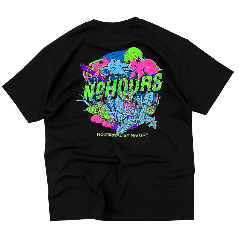 No Hours Nocturnal Black S/s Shirt