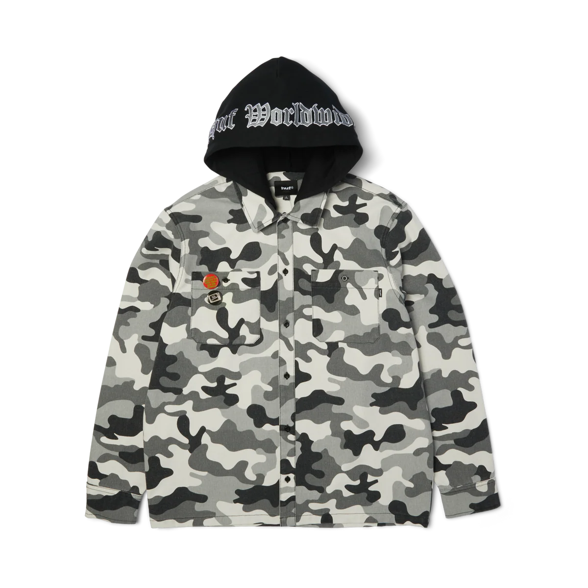 HUF Olympia Camo Hooded Overshirt
