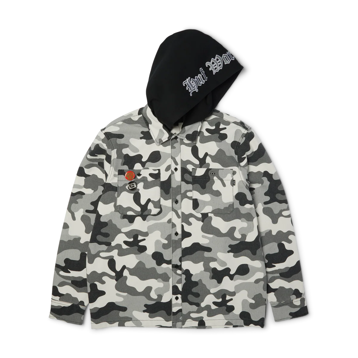 HUF Olympia Camo Hooded Overshirt