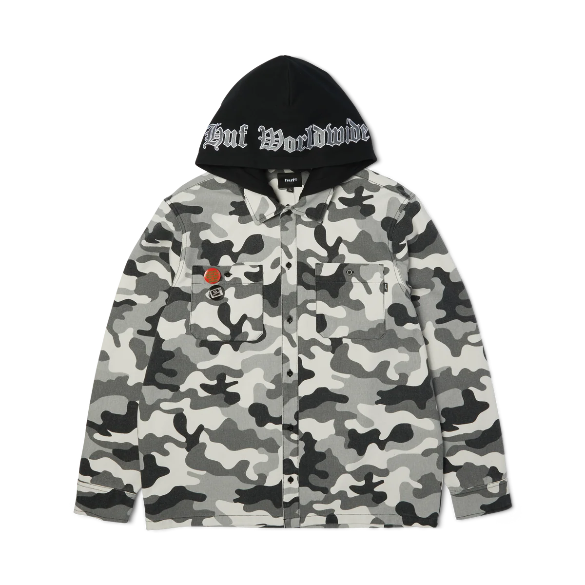 HUF Olympia Camo Hooded Overshirt