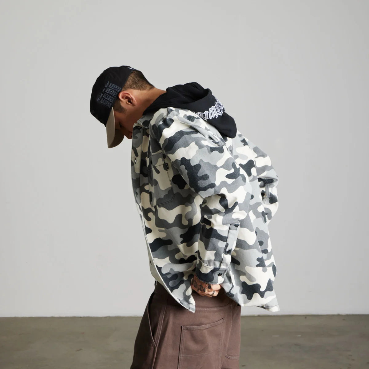 HUF Olympia Camo Hooded Overshirt