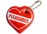 Pleasures X Shortys Red Puffy Keychain