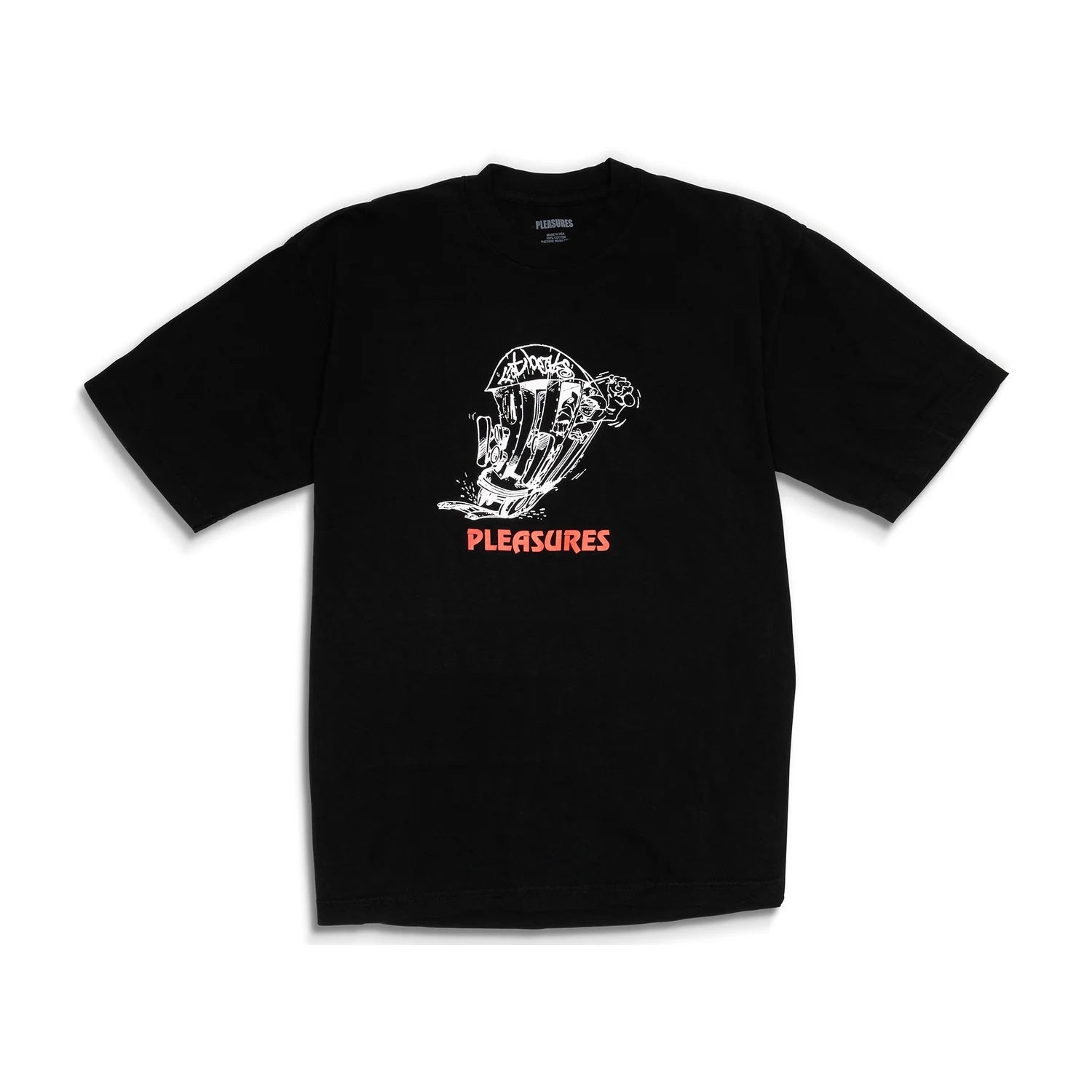 Pleasures 9th Street Black S/s Shirt