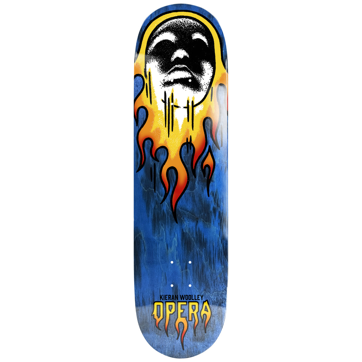 Opera Kieran Woolley Flame EX7 Blue/Black 8.5" Skateboard Deck