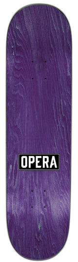 Opera Transition Symmetrical EX7 Purple/Green 8.5" Skateboard Deck