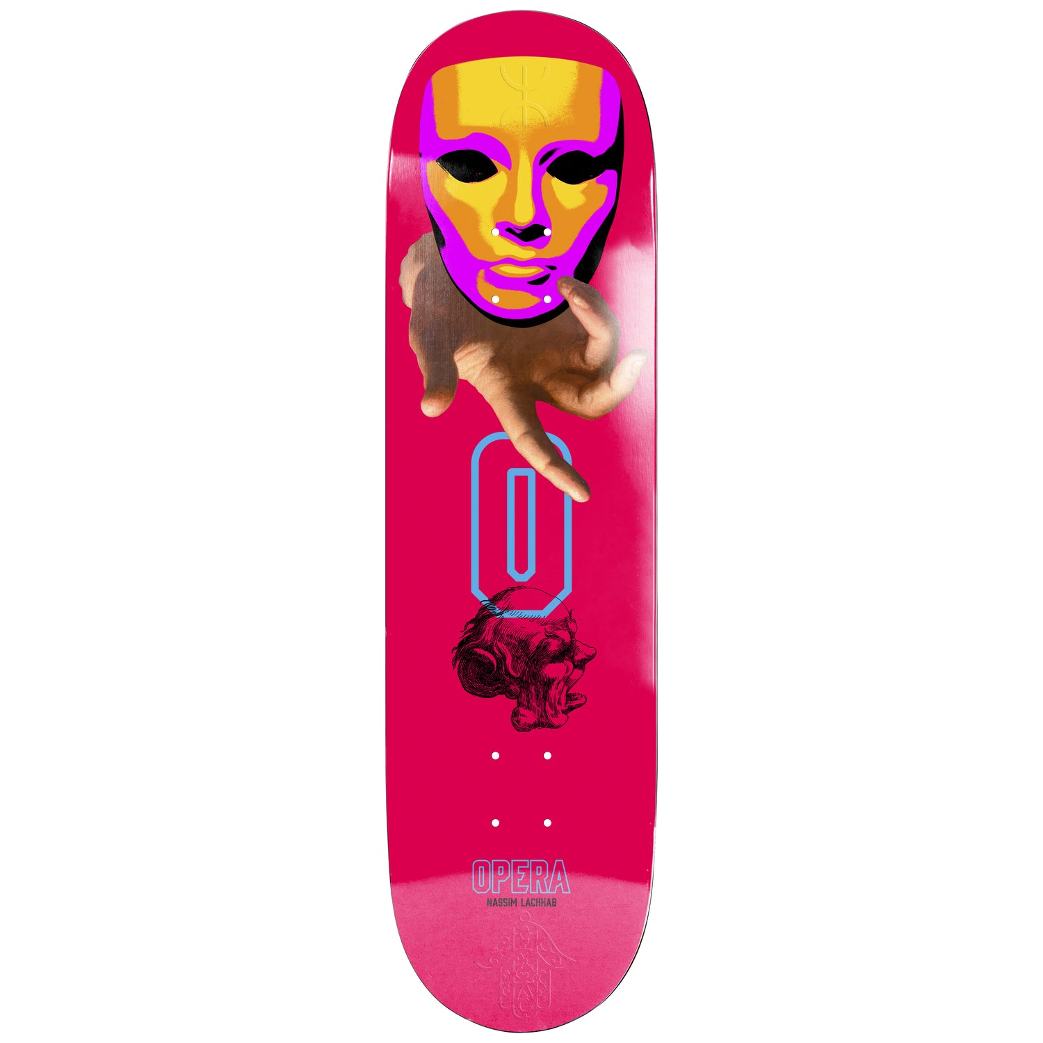 Opera Nassim Handed EX7 Pink 8.5" Skateboard Deck