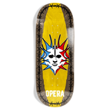 Opera Fatties Torn Spike Brown/Yellow 12" Skateboard Deck