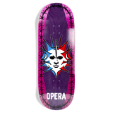 Opera Fatties Torn Spike Purple/Pink 11" Skateboard Deck