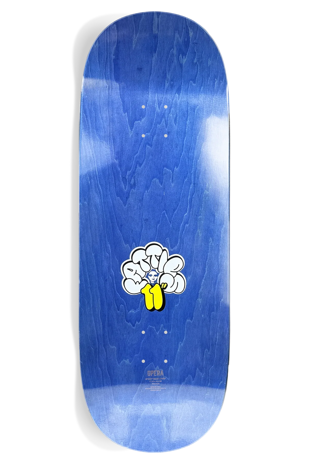 Opera Fatties Torn Spike Purple/Pink 11" Skateboard Deck