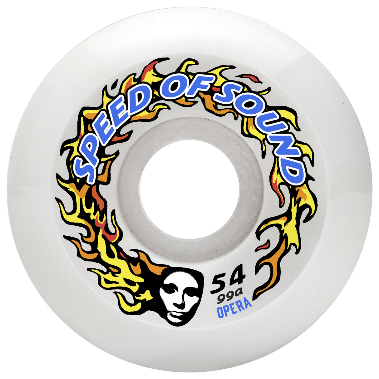 Opera SOS Fire Mask 99a 54mm Hardline Conical Skateboard Wheels