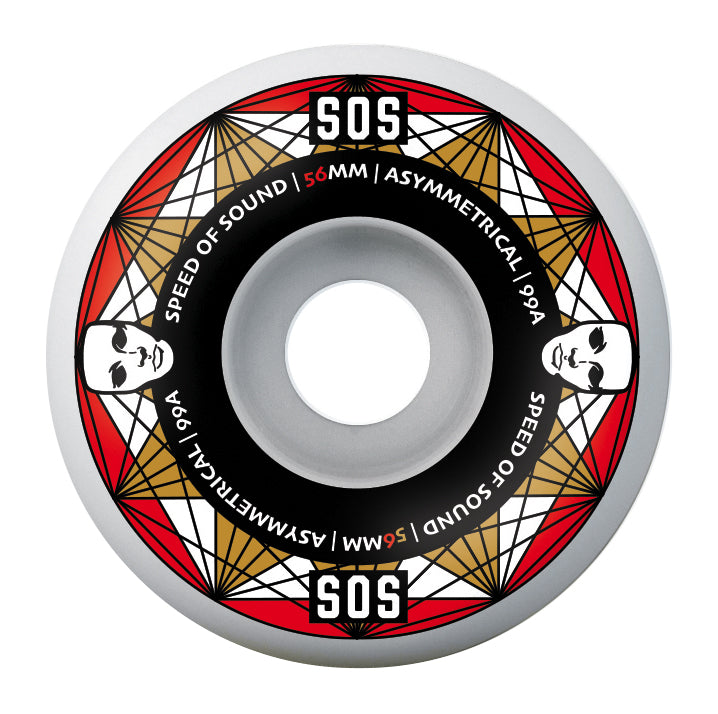 Opera SOS Heaters 99a 56mm Asymmetrical Skateboard Wheels