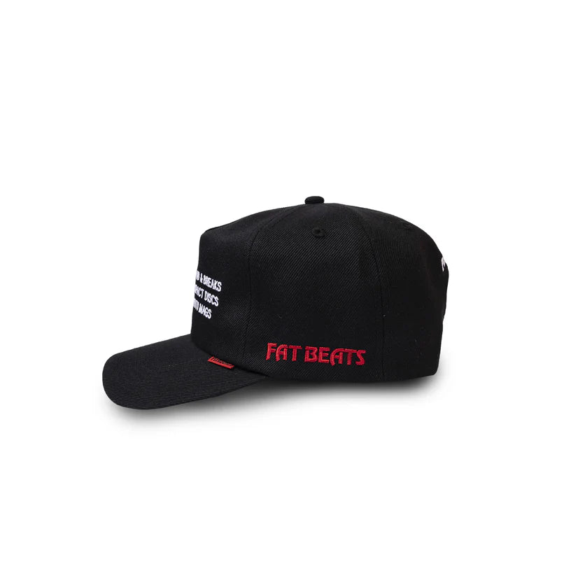 Pleasures Sections Black Snapback Hat