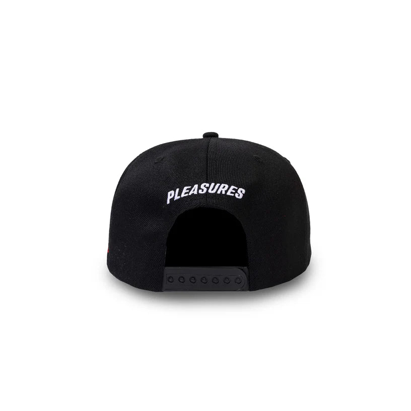 Pleasures Sections Black Snapback Hat