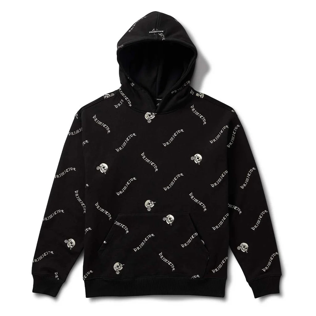 Primitive Rogue Black Hooded Sweatshirt