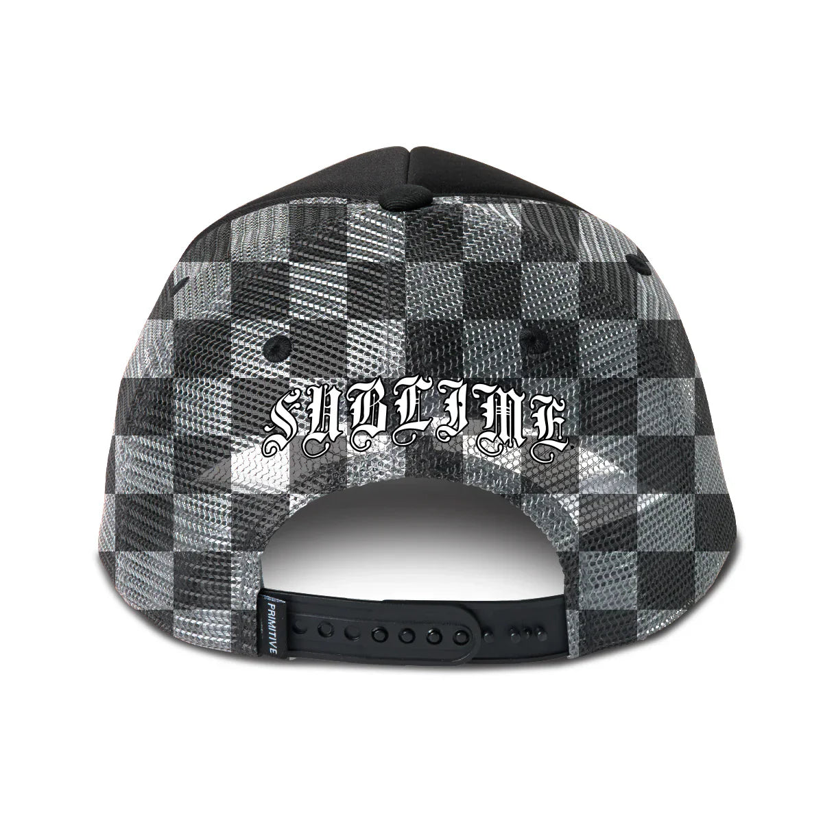 Primitive x Sublime Lou Black Trucker Snapback Hat