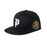 Primitive Por Vida Black Snapback Hat