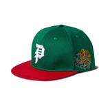 Primitive Por Vida Green Snapback Hat