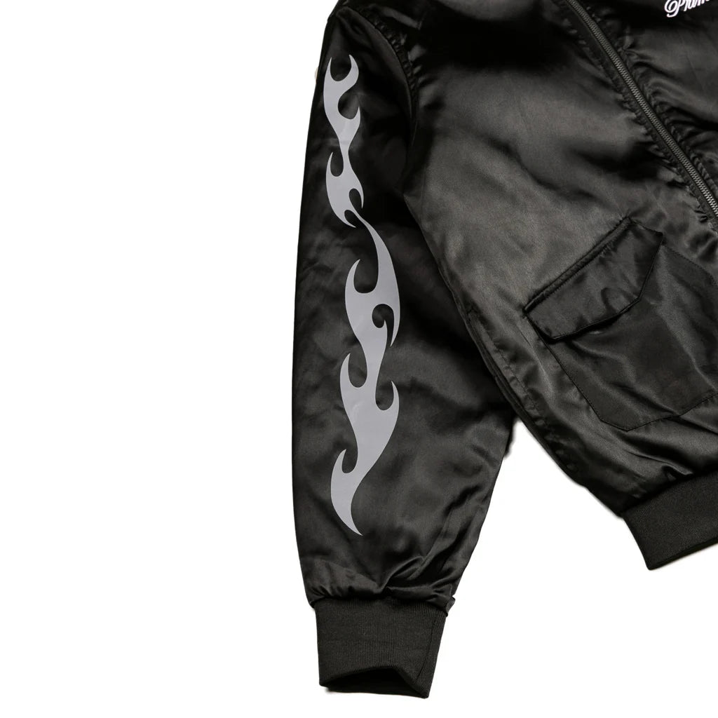 Primitive Capital Black Bomber Jacket