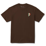 Primitive Por Vida Brown Heavyweight Tee S/s Shirt