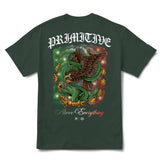 Primitive Por Vida Forest Green Heavyweight Tee S/s Shirt