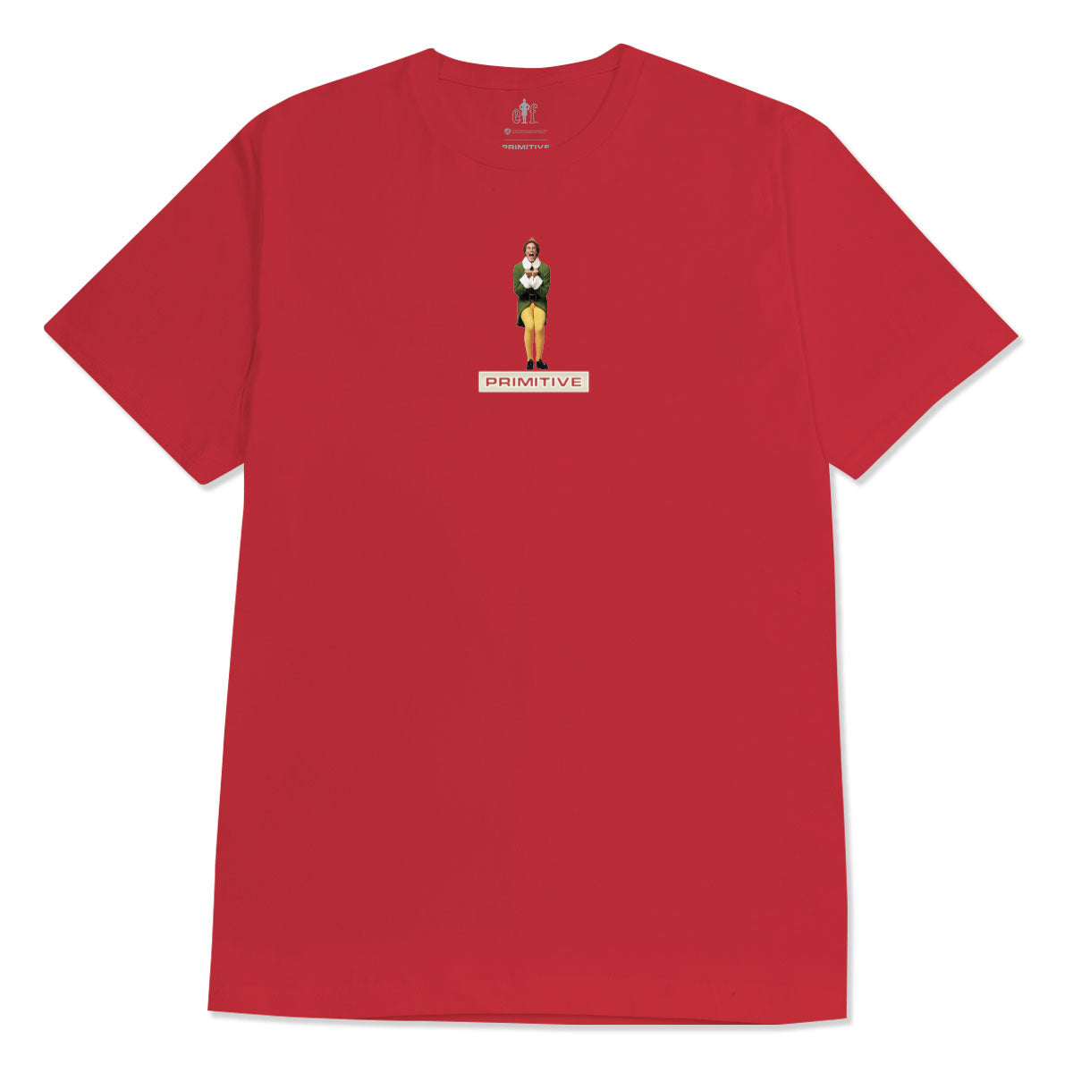 Primitive x Elf Movie Jolly Tee Red S/s Shirt