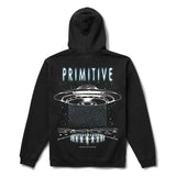 Primitive Contact Black Zip Hooded Sweatshirt