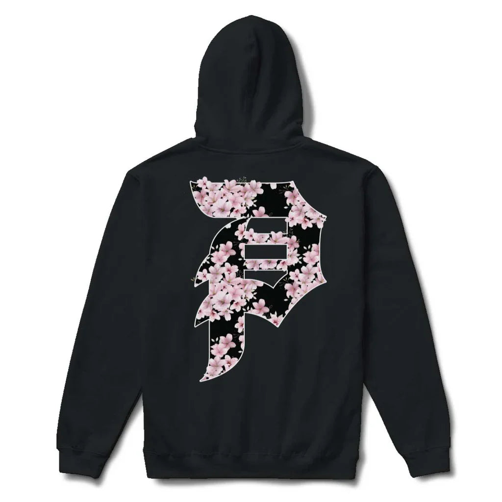 Primitive Sakura Black Hooded Sweatshirt