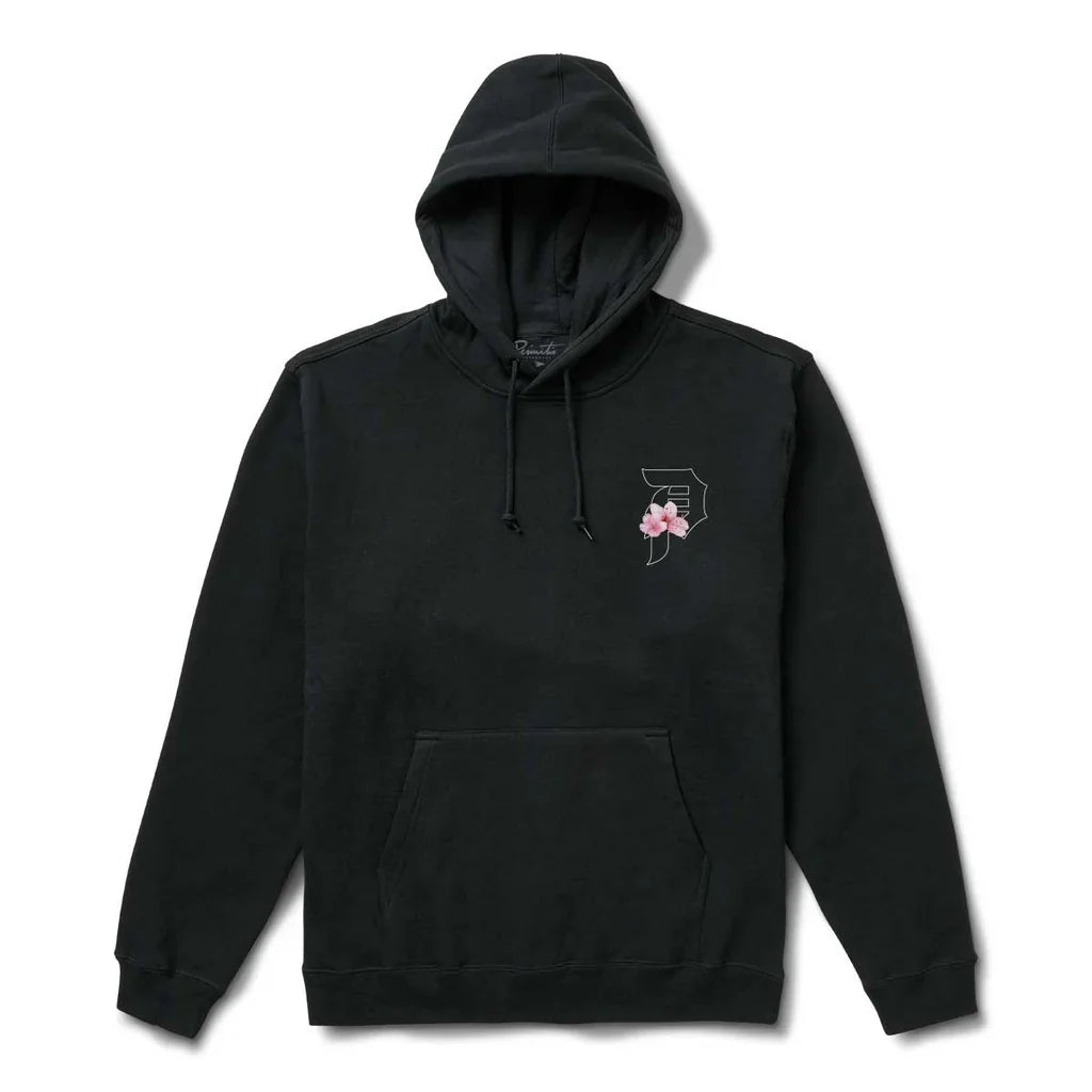 Primitive Sakura Black Hooded Sweatshirt