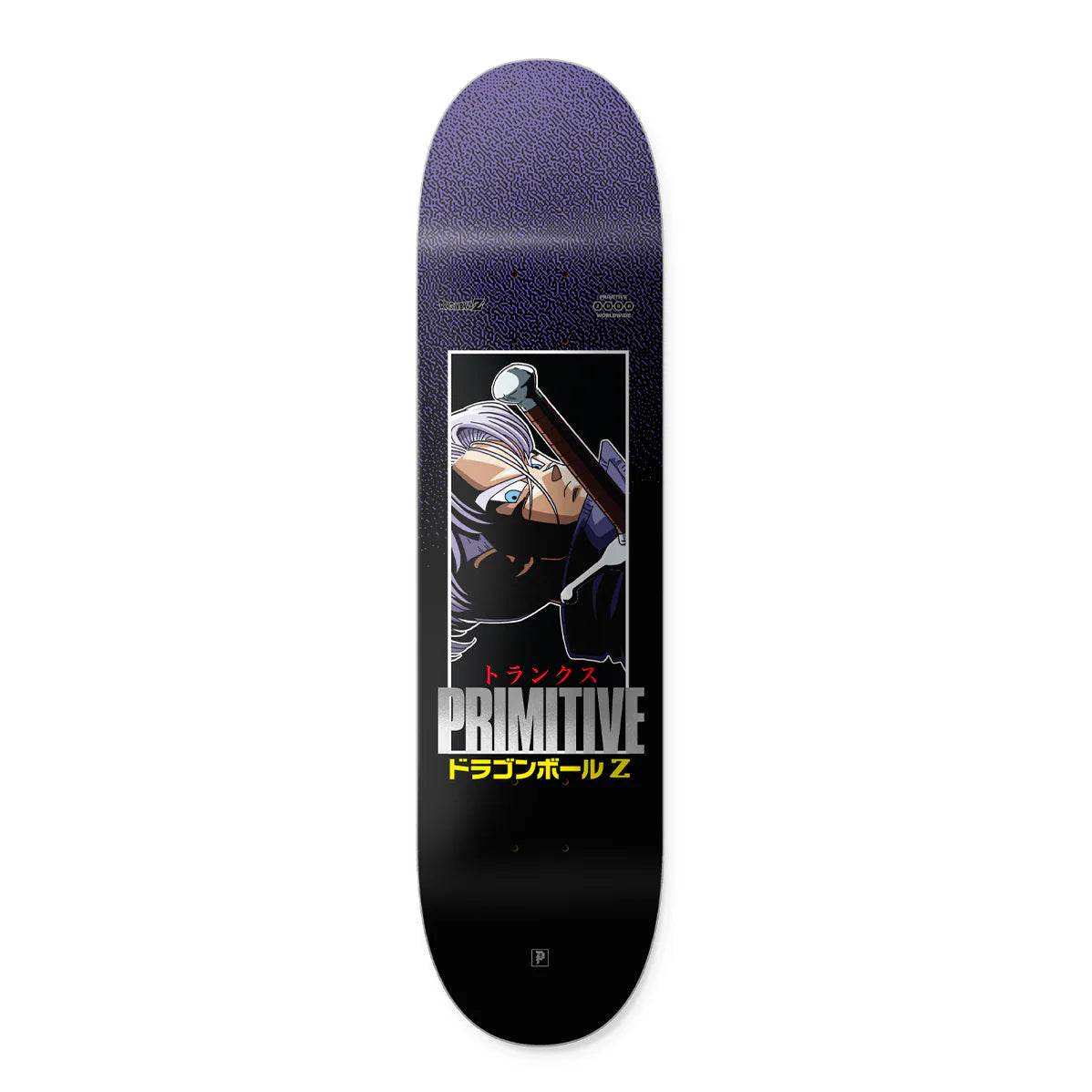 Primitive x DragonBall Z Resistance Black 8.0" Skateboard Deck