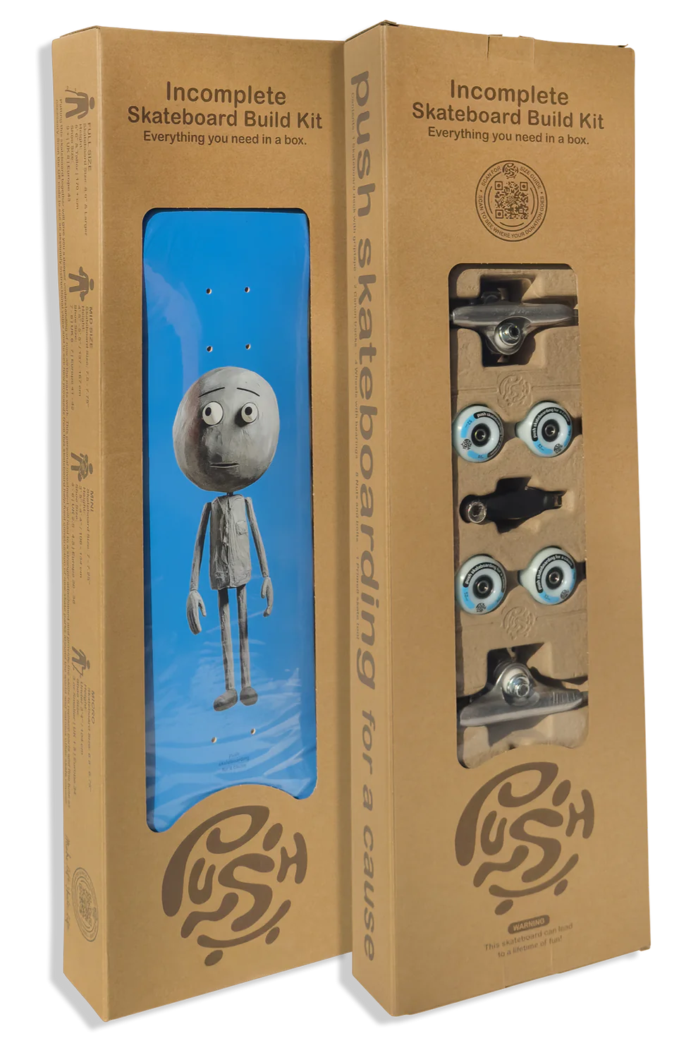 Push Concrete Guy First Push 7.75" In-Complete Skateboard