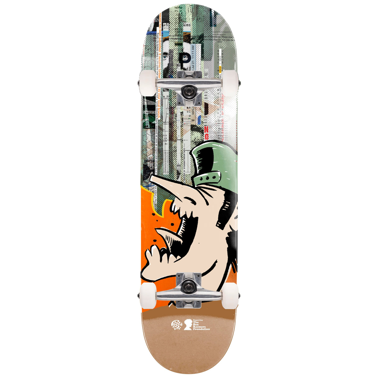 Push Andy Jenkins Guest BRF 8.0" Orange Complete Skateboard