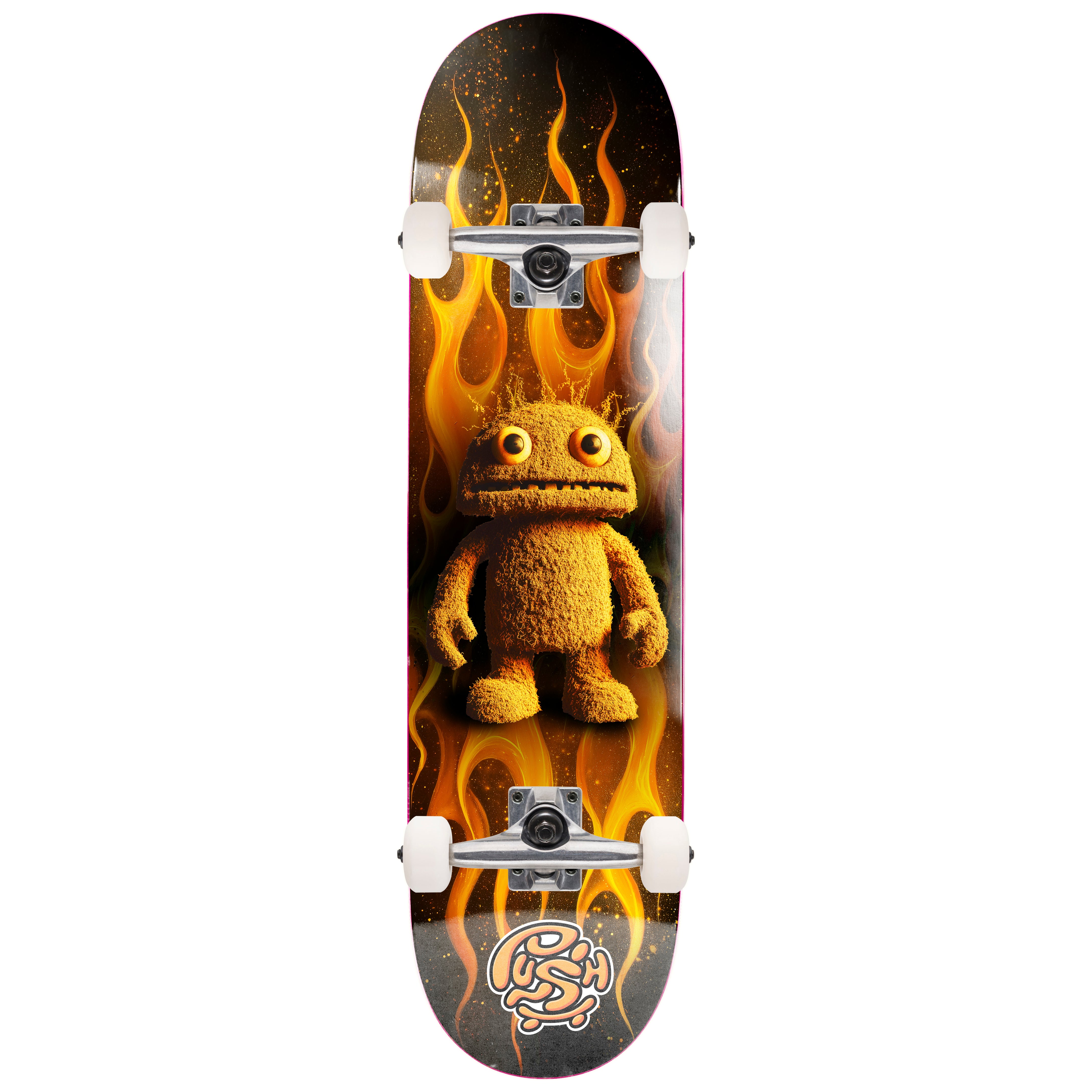Push Mr Furry First Push Orange Complete Skateboard – Long Beach