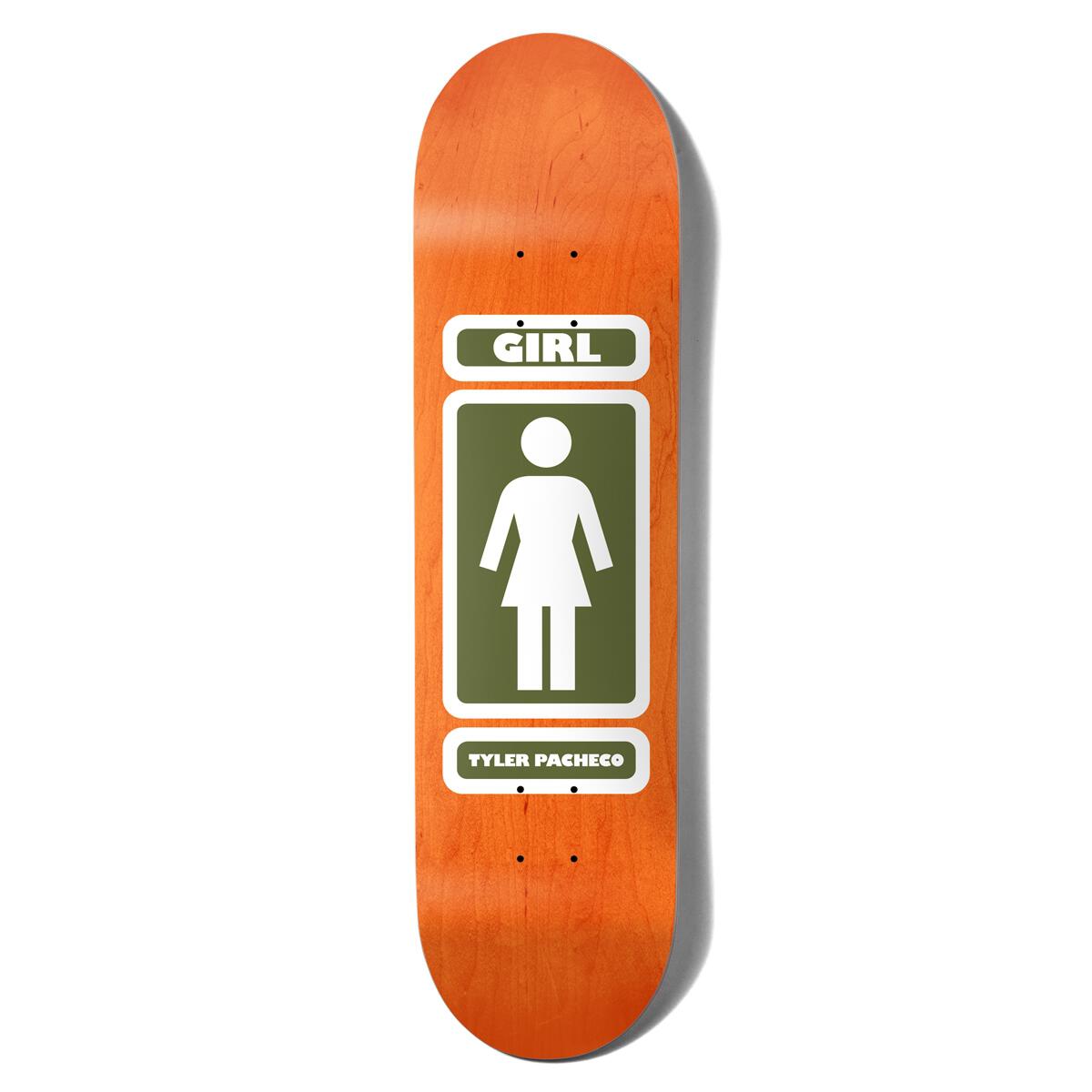 Girl Tyler Pacheco 93 Til Orange 8.37" Skateboard Deck