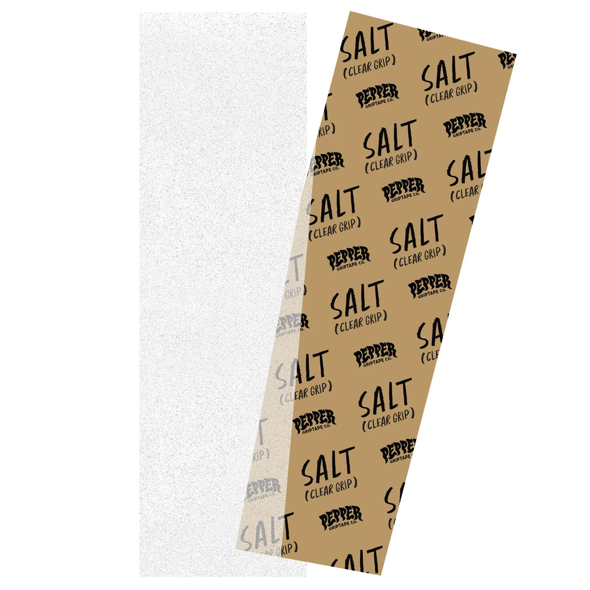 Pepper Salt 10.5" x 33.5" Clear Griptape