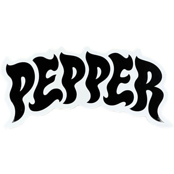 Pepper Griptape Black/White 2" x 5" Sticker